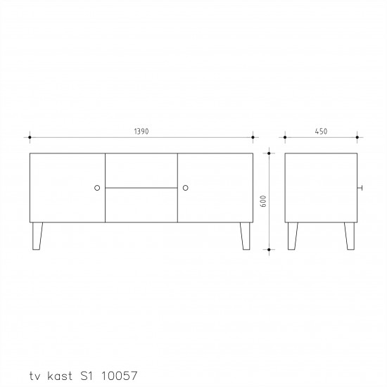 TV-kast S1 10057