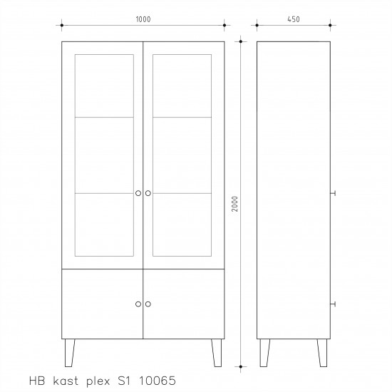 HB-kast plex S1 10065