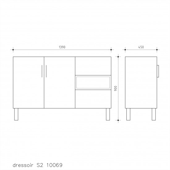 Dressoir S2 10069