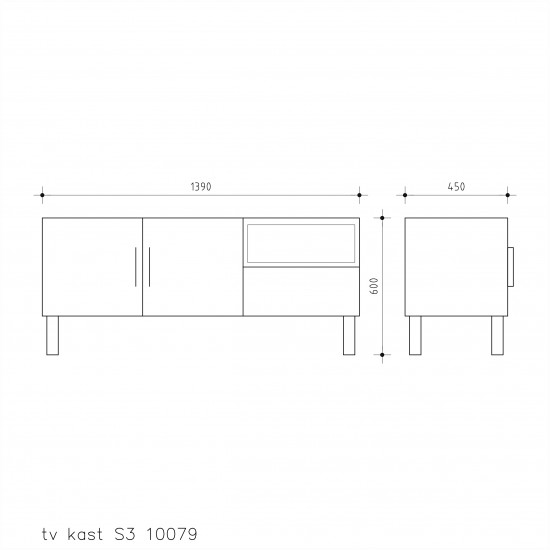 TV-kast S3 10079