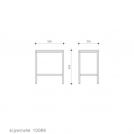 Bijzettafel 10089